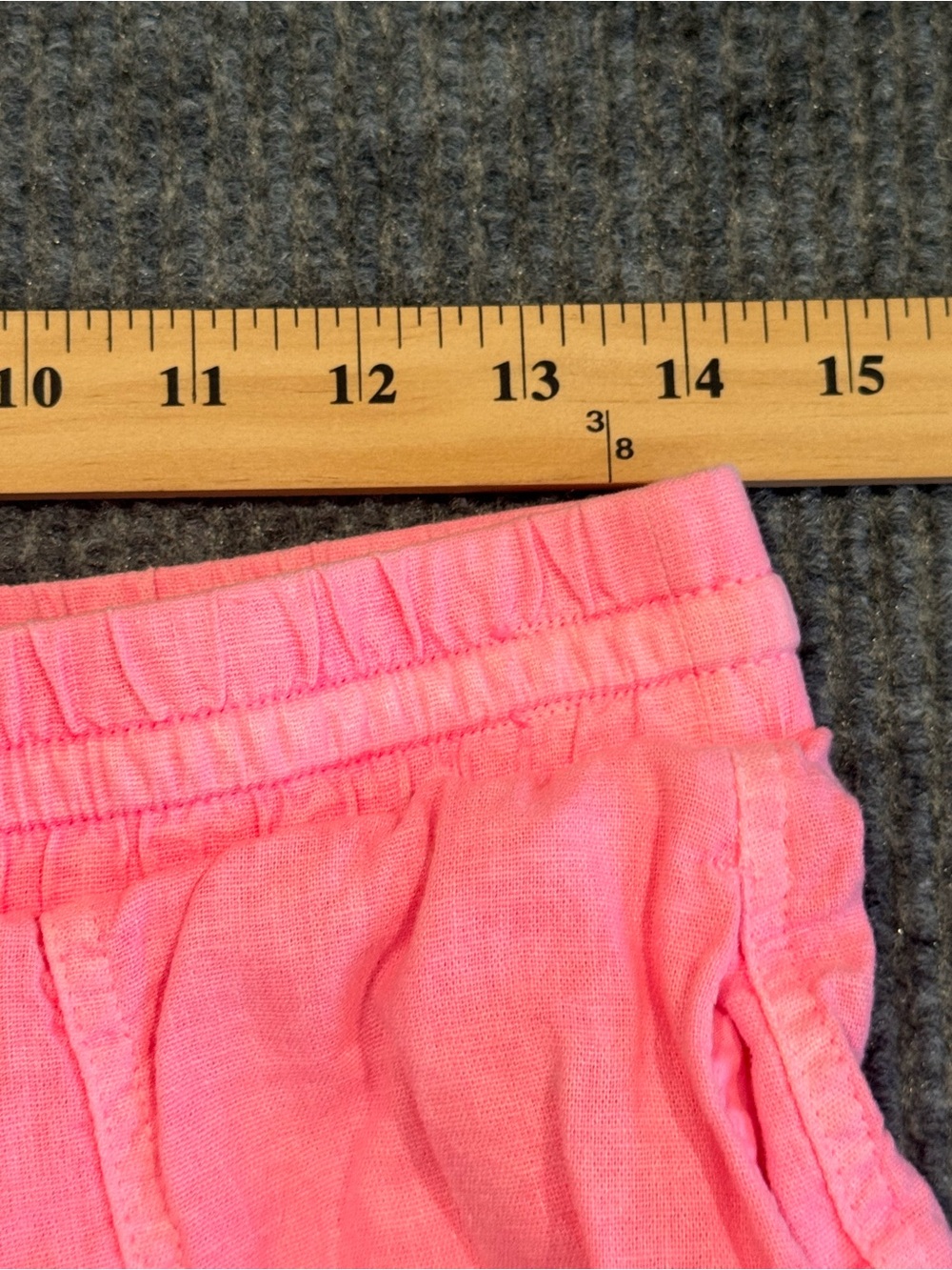 Universal Thread Pink Drawstring Linen-Blend Shorts Womens Small S - Picture 5 of 7